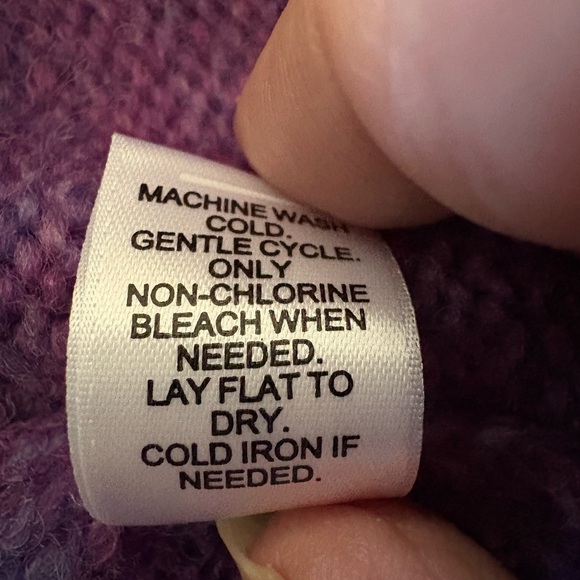 Cato Women's multi colored Purple and Pink Open Front Cardigan long soft NWOT - Picture 9 of 10